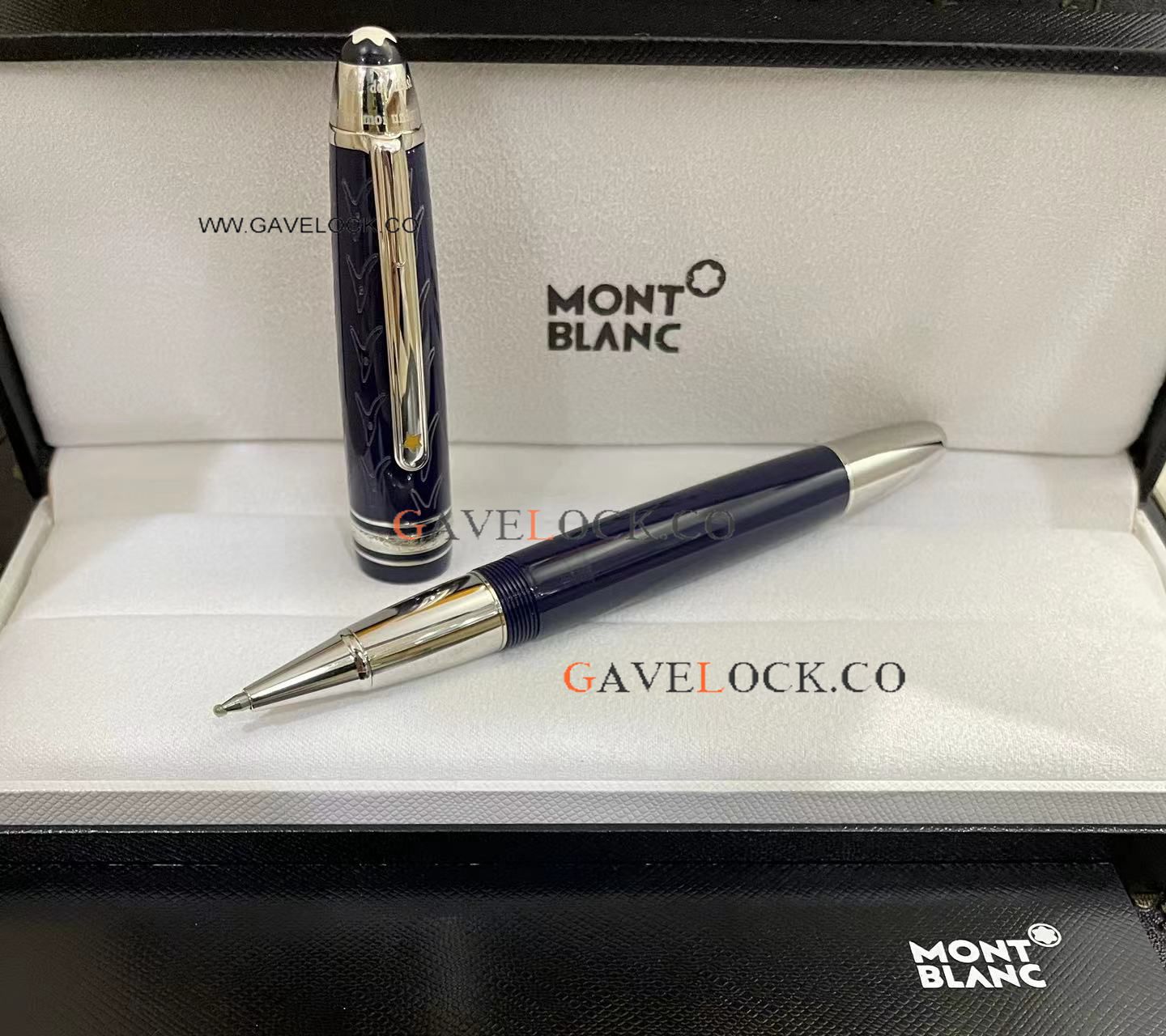 AAA Grade Montblanc Le Petit Prince Black&Silver Rollerball Pen149XL